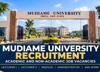 Mudiame University Irrua Open New Recruitment for Academic and Non-Academic Staff (Sept 2026) 