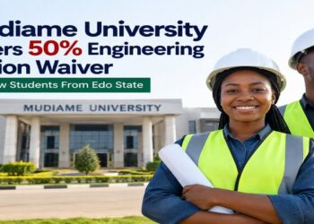 Mudiame University Offers 50% Engineering Tuition Waiver for New Students From Edo State