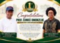 Mudiame University Vice Chancellor Congratulates AAU VC, Prof. Eunice Omonzejie, on First Anniversary in Office