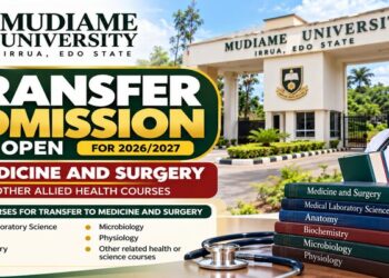Mudiame University Opens Transfer Admission for Medicine and Surgery